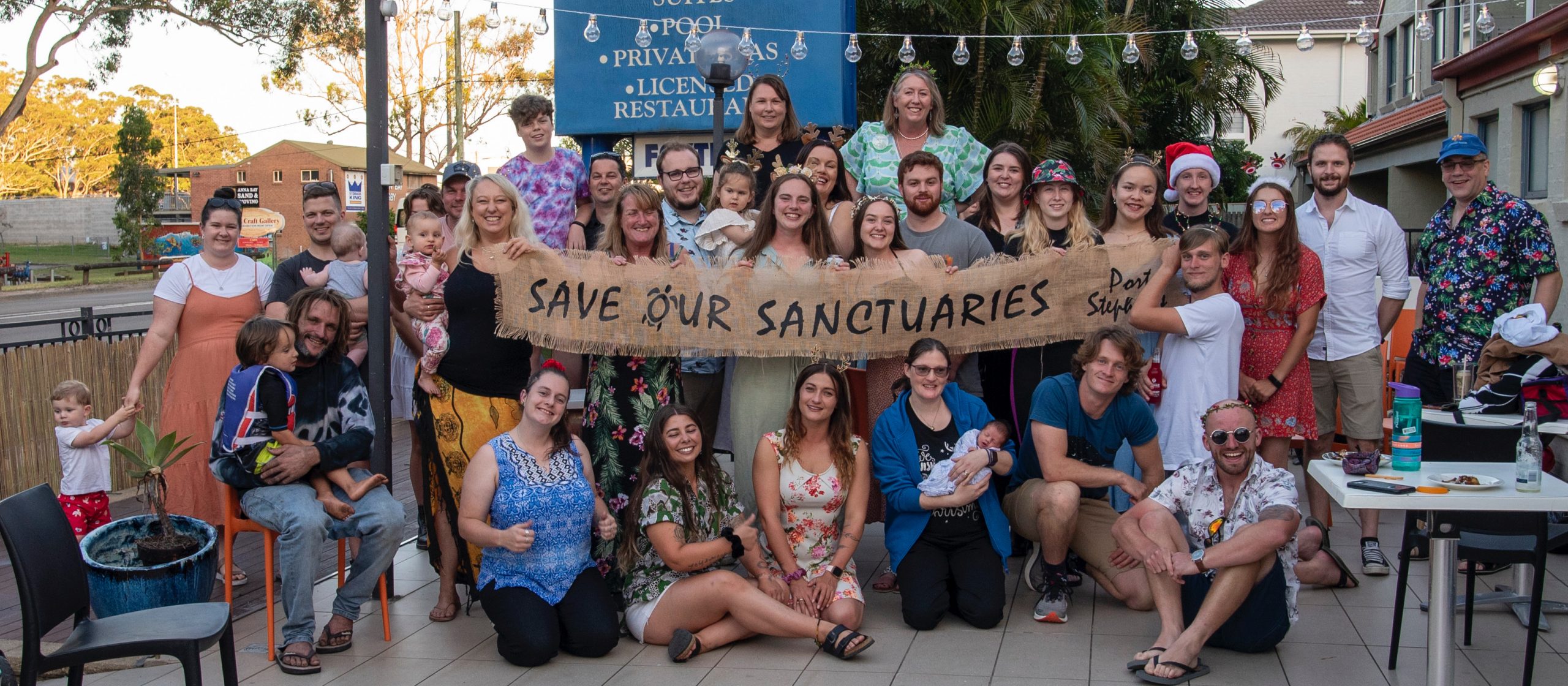 Irukandji staff and volunteers pose to save marine sanctuaries